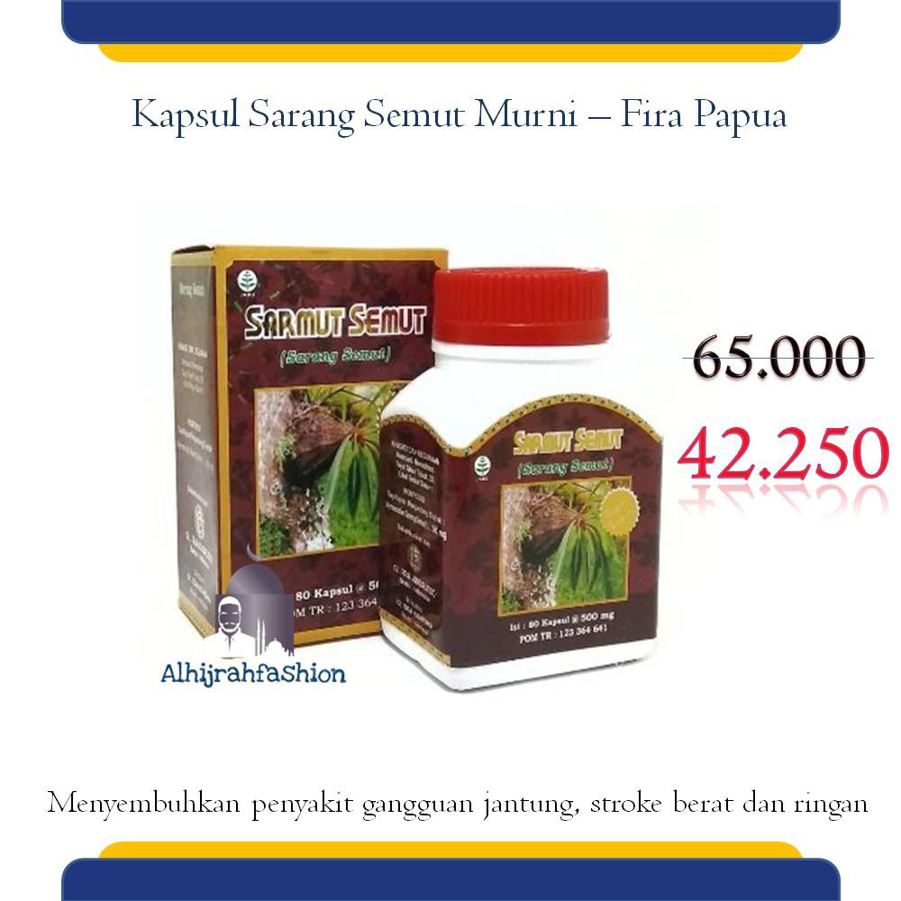 

Herbal Kapsul Sarang Semut Murni Herbal Kanker Herbal Jantung Fira Papua @80 Berkhasiat Ampuh