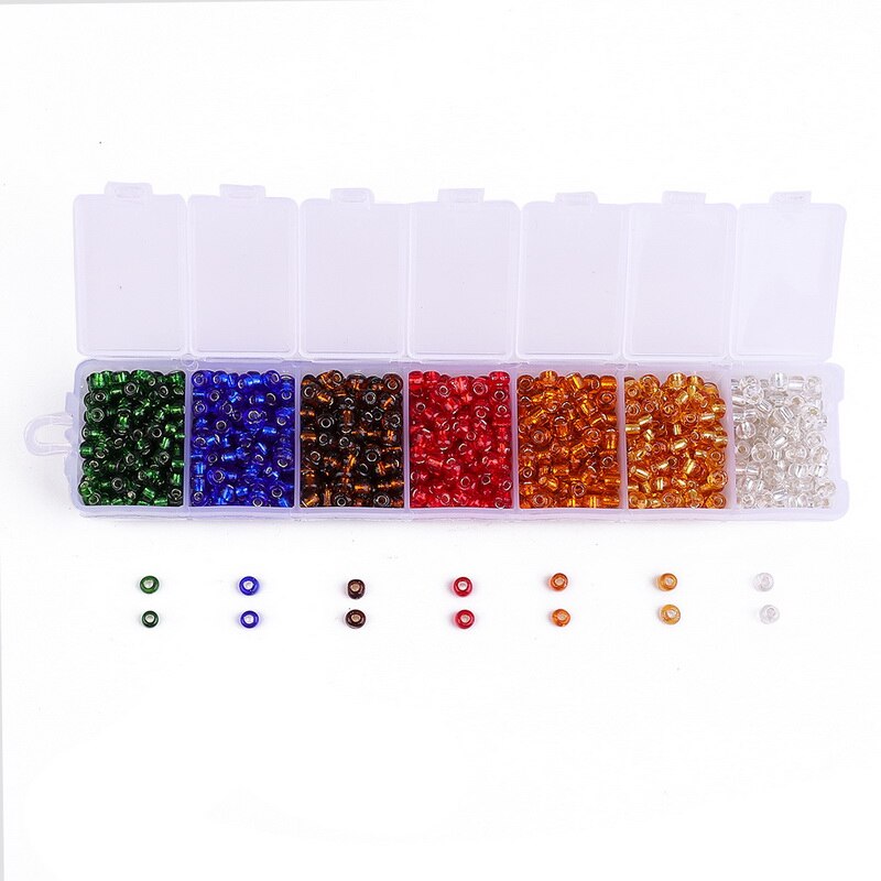 Set Manik-Manik Kaca Kristal Ukuran 2mm 3mm 4mm Untuk Membuat Perhiasan