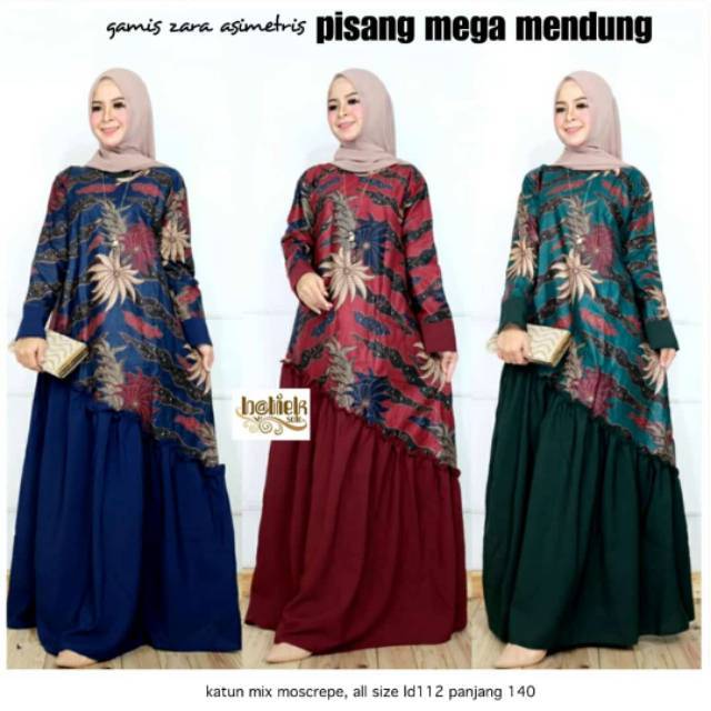 Gamis rempel mega mendung