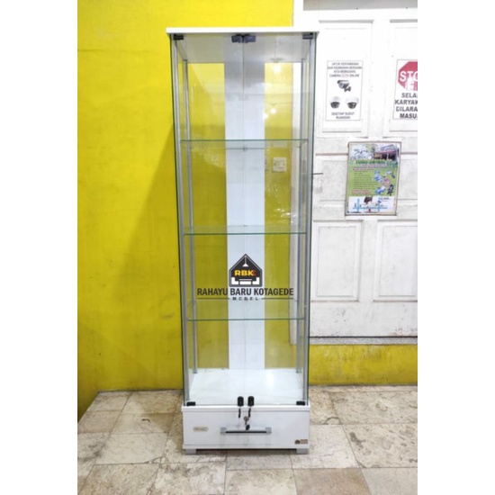 Lemari Hias 2 Pintu Full Kaca Lemari Hias Lemari Display Jogja