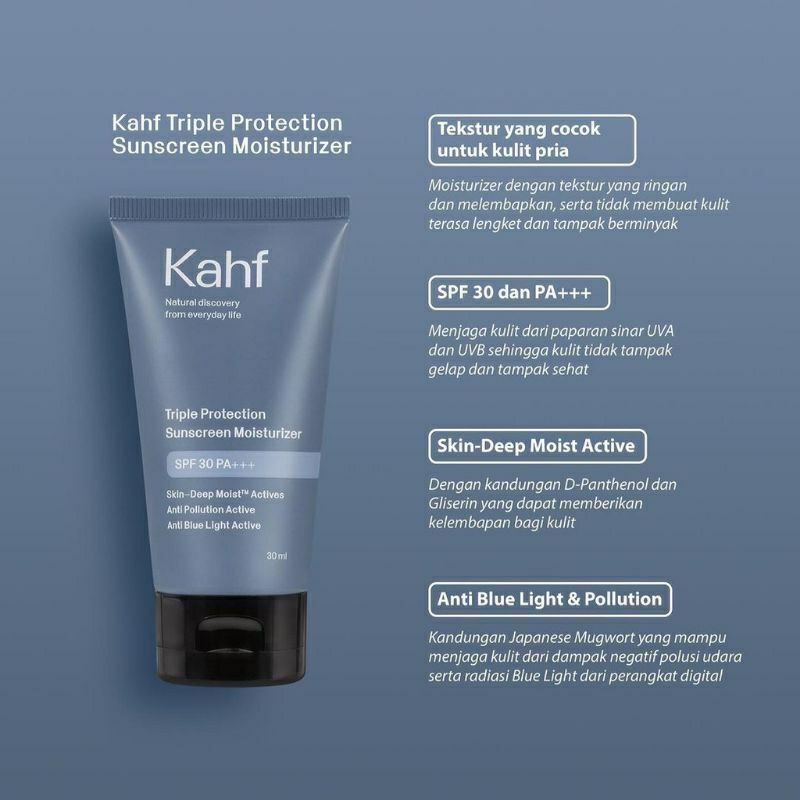 Kahf Triple Protection Sunscreen Moisturizer ~ ORIGINAL 100%