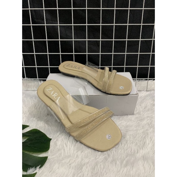 ZARA FLAT /SANDAL FLAT WANITA /SANDAL FLAT