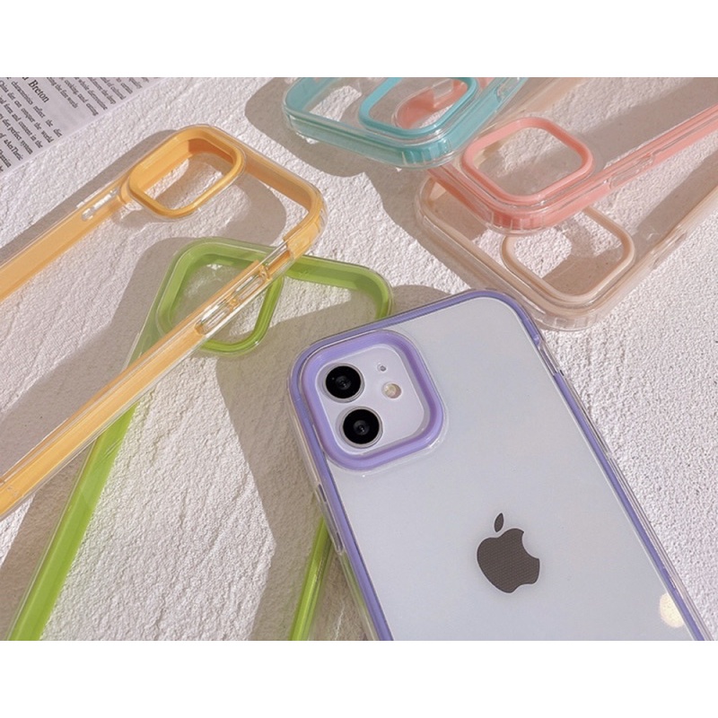 Softcase pure color simple 3 in 1  Shockproof Bisa Dilepas , Softcase candy twotone series IPHONE XR, 11, 11 Promax, 13 pro, iphone 13 promax, iphone 13, 12 pro