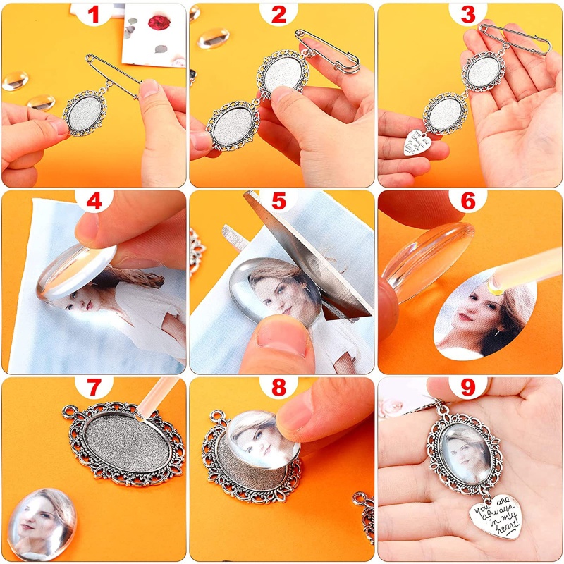 Siy Set Framebingkai Foto Bros Pin DIY Untuk Liburan