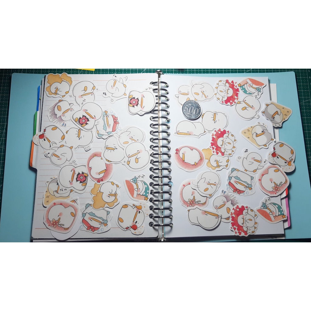 

Stiker Kertas Korea Motif Bebek Duck Lucu Imut Keren Murah Lagi