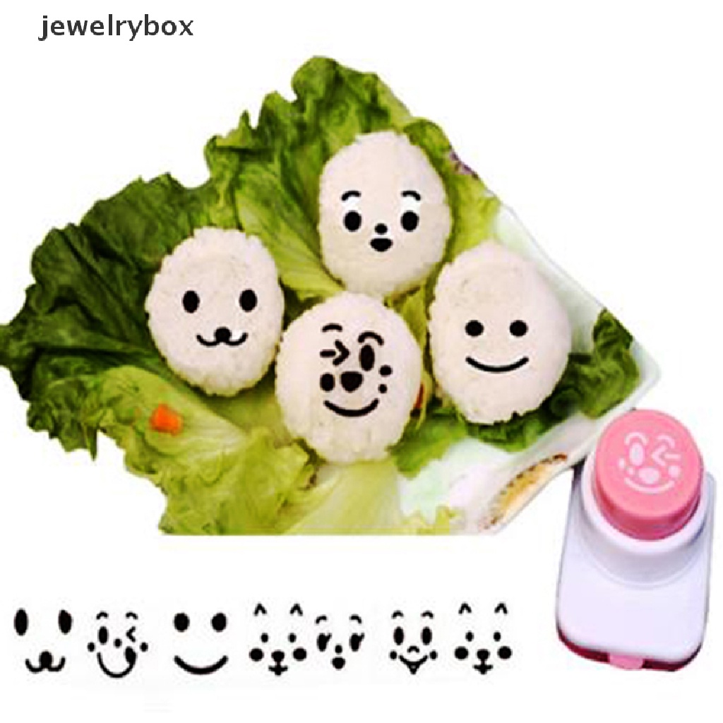 (jewelrybox) Cetakan Nasi / Sushi DIY Bentuk Wajah Tersenyum