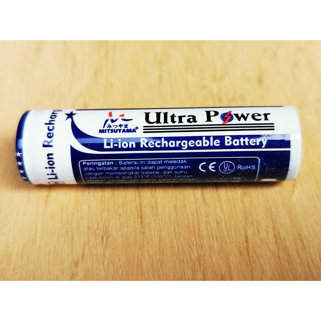 Baterai MITSUYAMA coklat 18650 8000mAh 3.7v / Batre / Batere / Battery