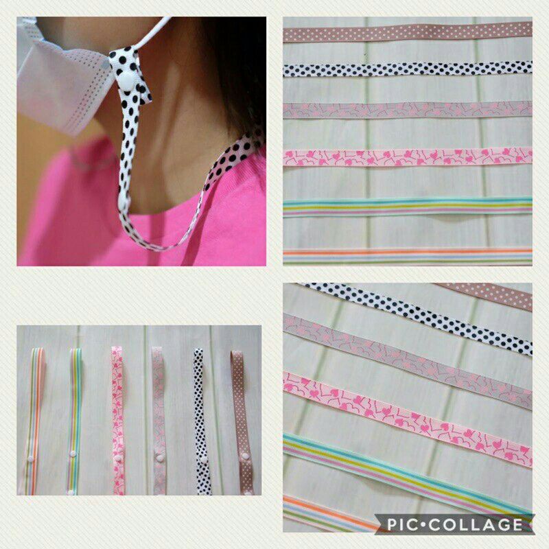 Tali Strap Masker/Kalung Masker/Anak Perempuan/Anak Laki-Laki/Dewasa Non Hijab/Dewasa Hijab