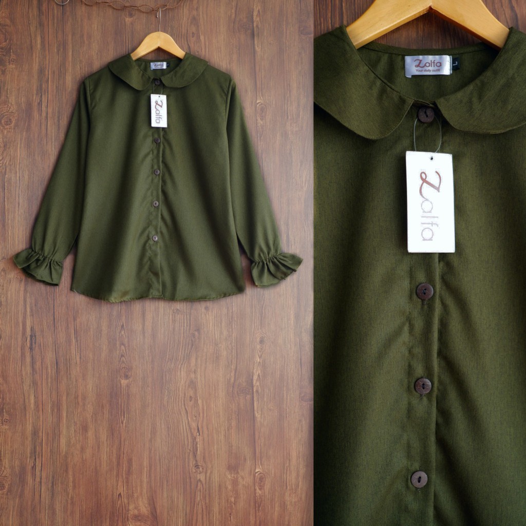 BLOUSE MEDINA by ZALFA OUTFIT / blouse wanita murah / blouse kekinian-Army