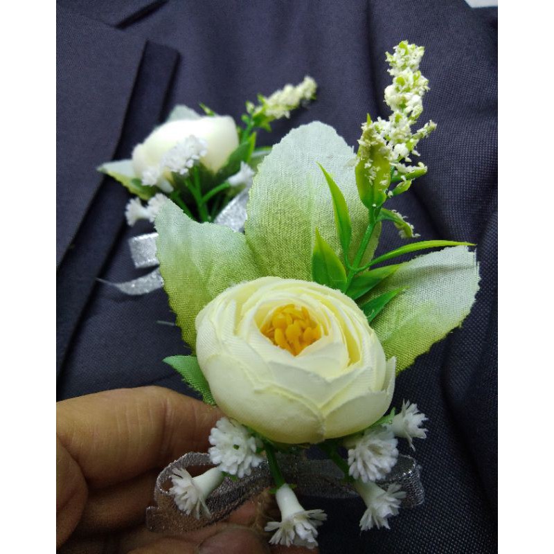 Korsase bunga jas korsase bunga pengantin bros BUNGA PROMO