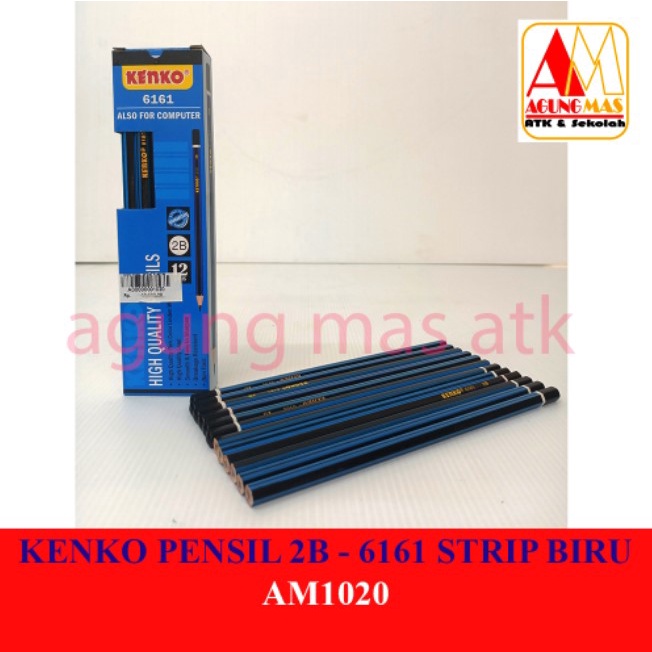 

KENKO PENSIL 2B-6161 STRIP BIRU