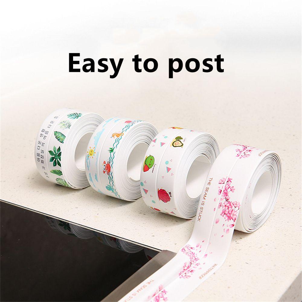 Top Sealing Strip Mushroom proof Dapur Waterproof Corner Line Stiker Perekat Diri Strip Tahan Air