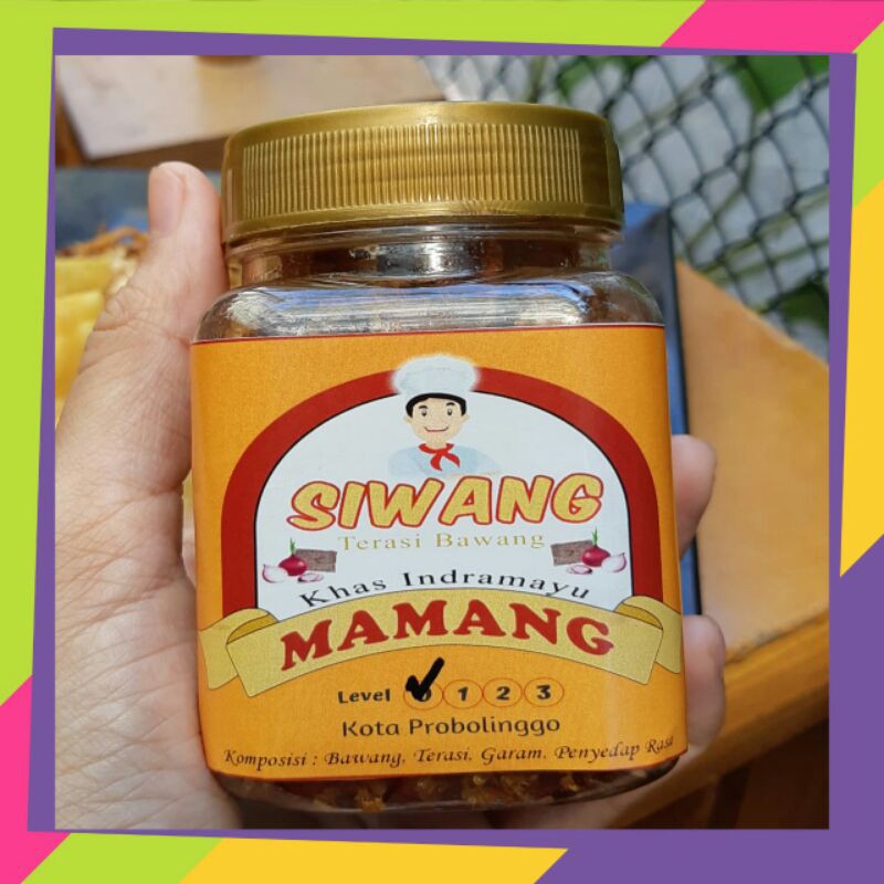 

Bawang Goreng Pedas/Siwang Mamang Kemasan Botol sambal 200 ml