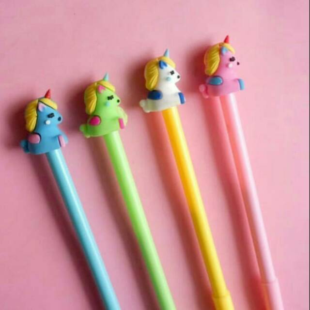

Pulpen gel karakter Unicorn