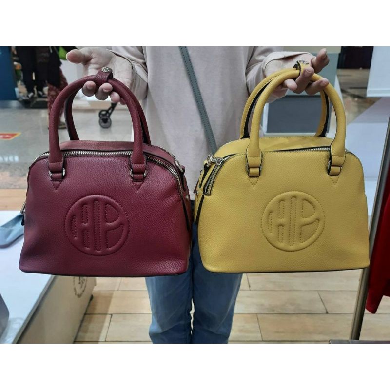 Tas Hush Puppies merah kuning Original