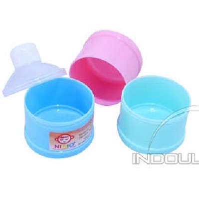 Wadah Tempat Susu Bubuk Bayi Ninio 3 / 4 Susun Milk Powder Container Susu Traveling Dispenser Susu