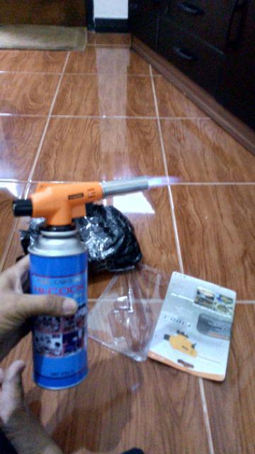 Paket Gas Torch Multi Purpose Blackfoot Dengan Tabung Gas Hi Cook Portable Siap Pakai Termurah