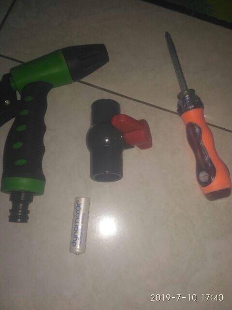 Stop Kran Keran Air Pvc Ball Valve 0.5 Setengah Inchi Inch