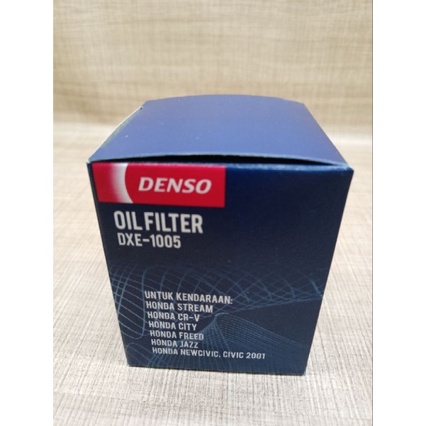 Filter Oli Oil Filter Honda Denso DXE-1005 Jazz City Brio Mobilio Stream CRV Freed Stream BRV Original Asli