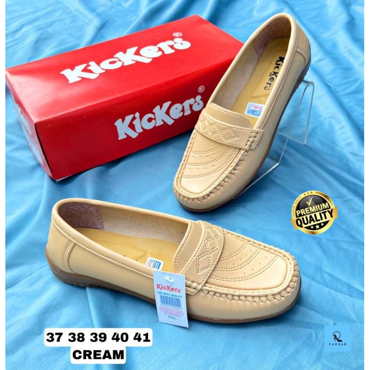 SEPATU PANTOFEL KERJA KANTOR PERAWAT FLAT PANTOFEL FULL PUTIH ORIGINAL SIZE 37-41