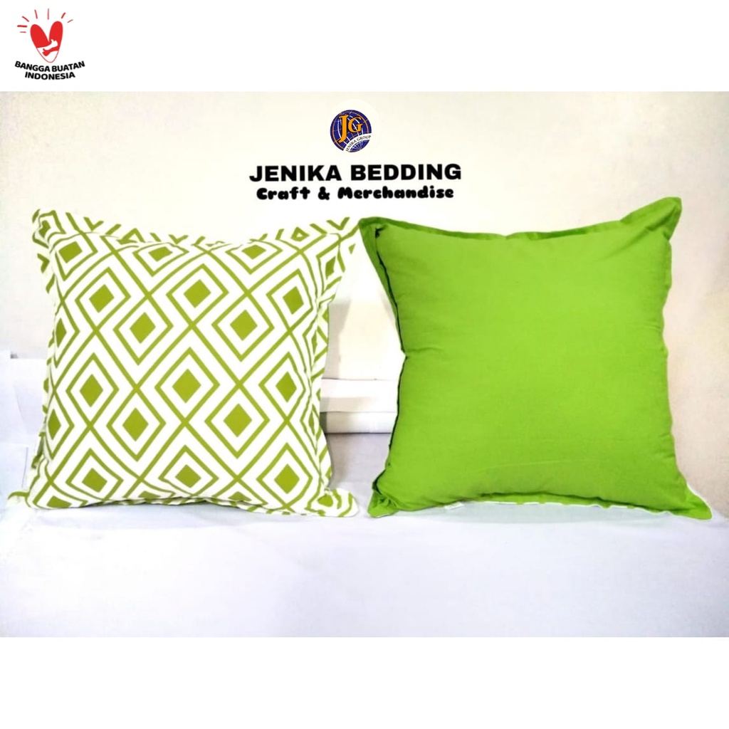 Set Sarung Bantal Sofa (2pcs) Motif Uk. 60x60cm