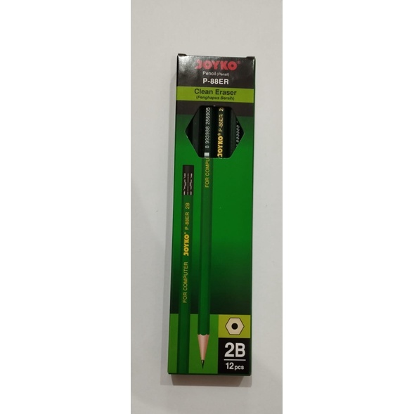 

(Per Pcs) Pensil Joyko 2B P-88ER