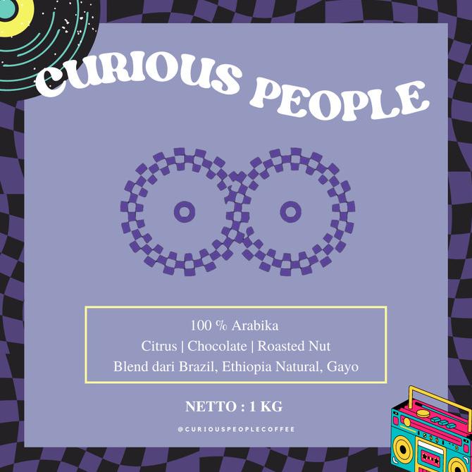 

Biji Kopi Espresso Blend - Curious People Espresso - 100% Arabika