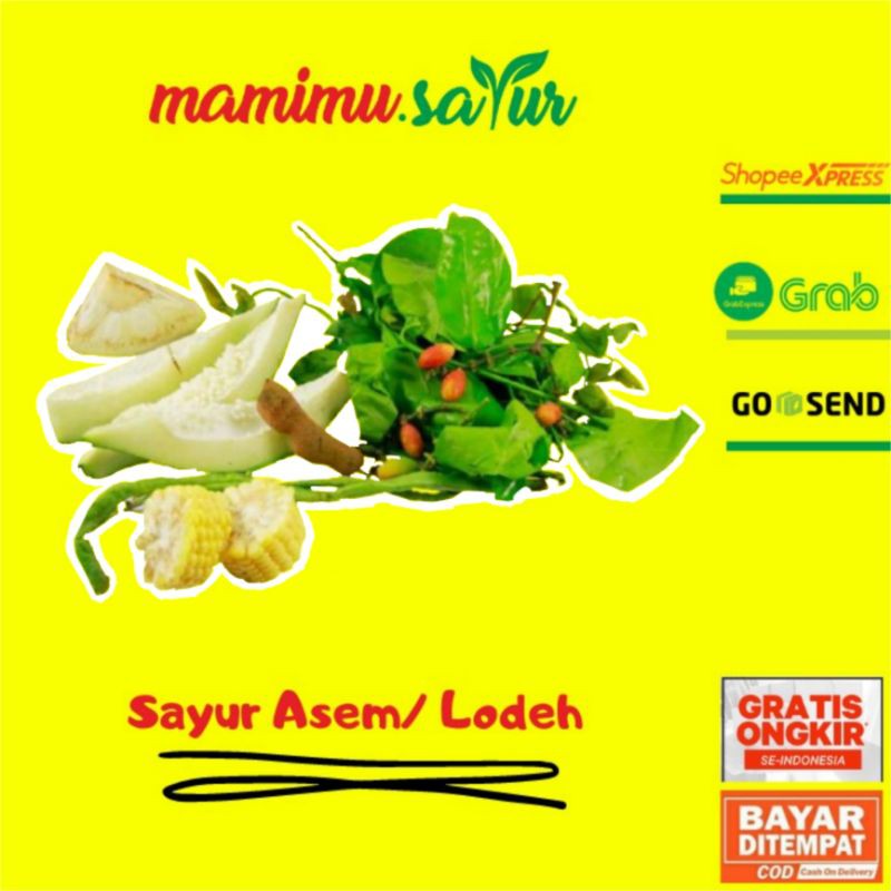 

SAYUR ASAM SAYUR LODEH PAKET SAYUR ASAM PAKET SAYUR ASEM PAKET SAYUR LODEH PER BUNGKUS