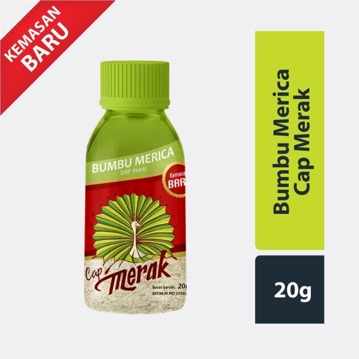 

Bumbu Merica Cap Merak 20g