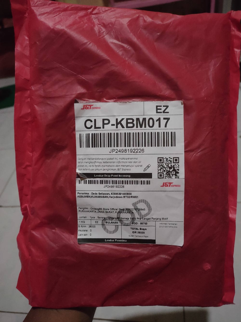 Ondeng88 Kemeja Batik Pria Lengan Panjang Motif Songket Hitam Navy Tosca