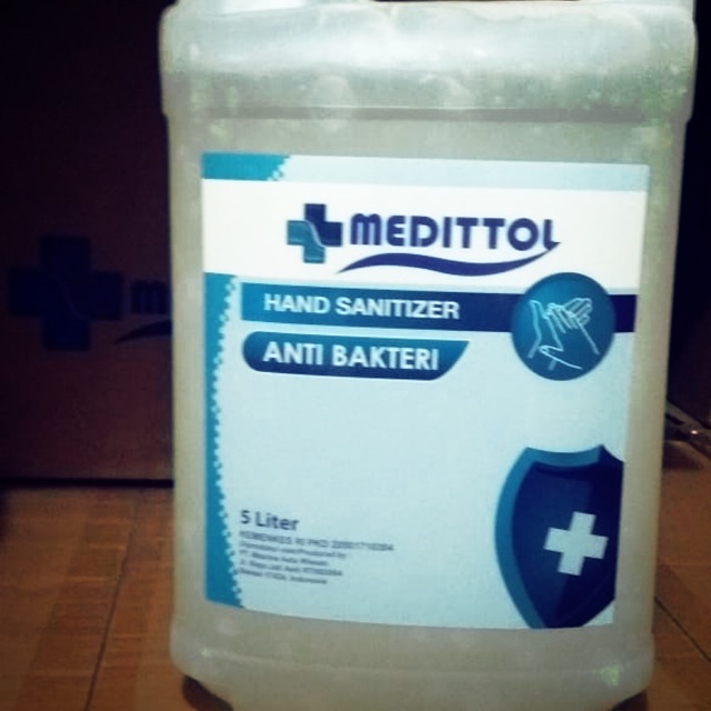 Medittol hand sanitizer 5 liter gel