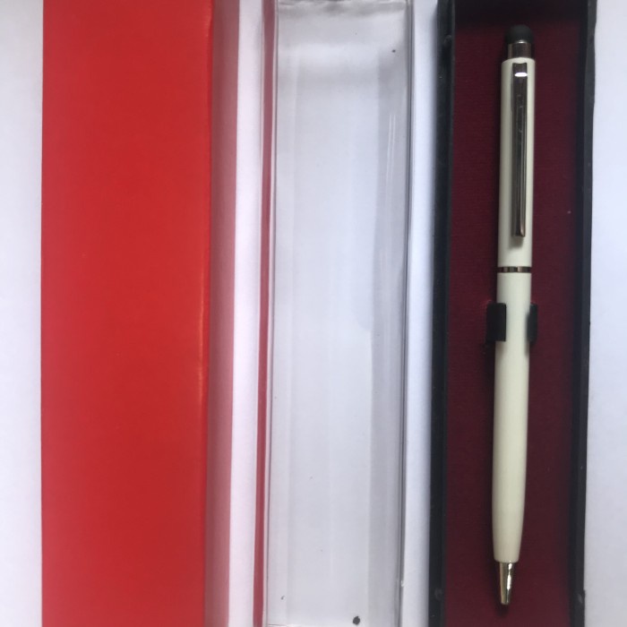 

Lucu Pulpen Besi / Pulpen Promosi Ici Stylus Putih + Kotak Gilaa!!!
