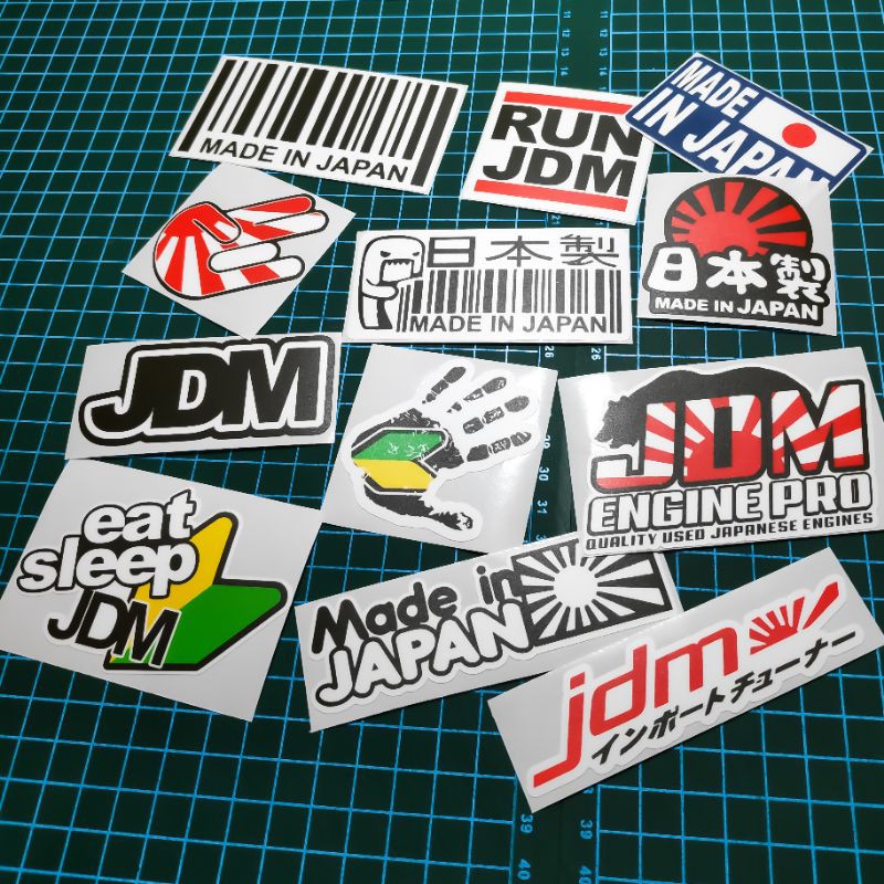Sticker Racing Balap Car Mobil JDM Japan RC Hobby