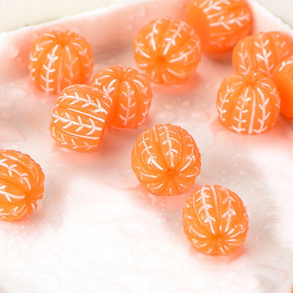 Agustina Buah Miniatur 5pcs/pack Indah Lanskap Mikro DIY Orange, Anggur, Berry Rumah Boneka Buah Palsu