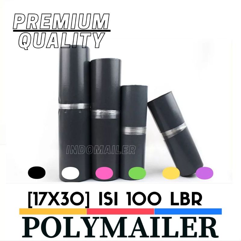 [17x30] 100 LBR PLASTIK POLYMAILER OLSHOP / PLASTIC PACKING ONLINE SHOP