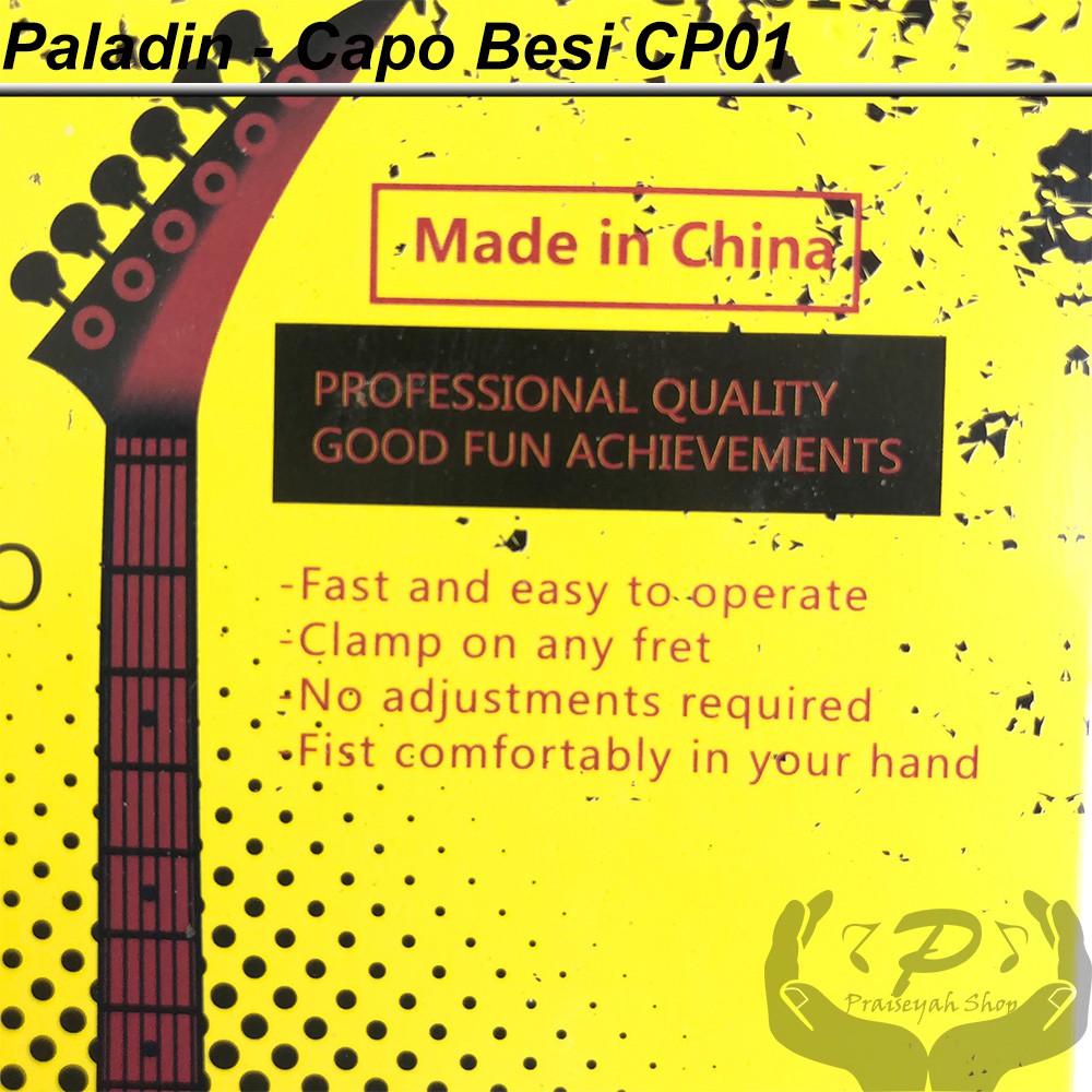 Capo Gitar Besi Dluxe CP01 Kapo Akustik String maupun Klasik