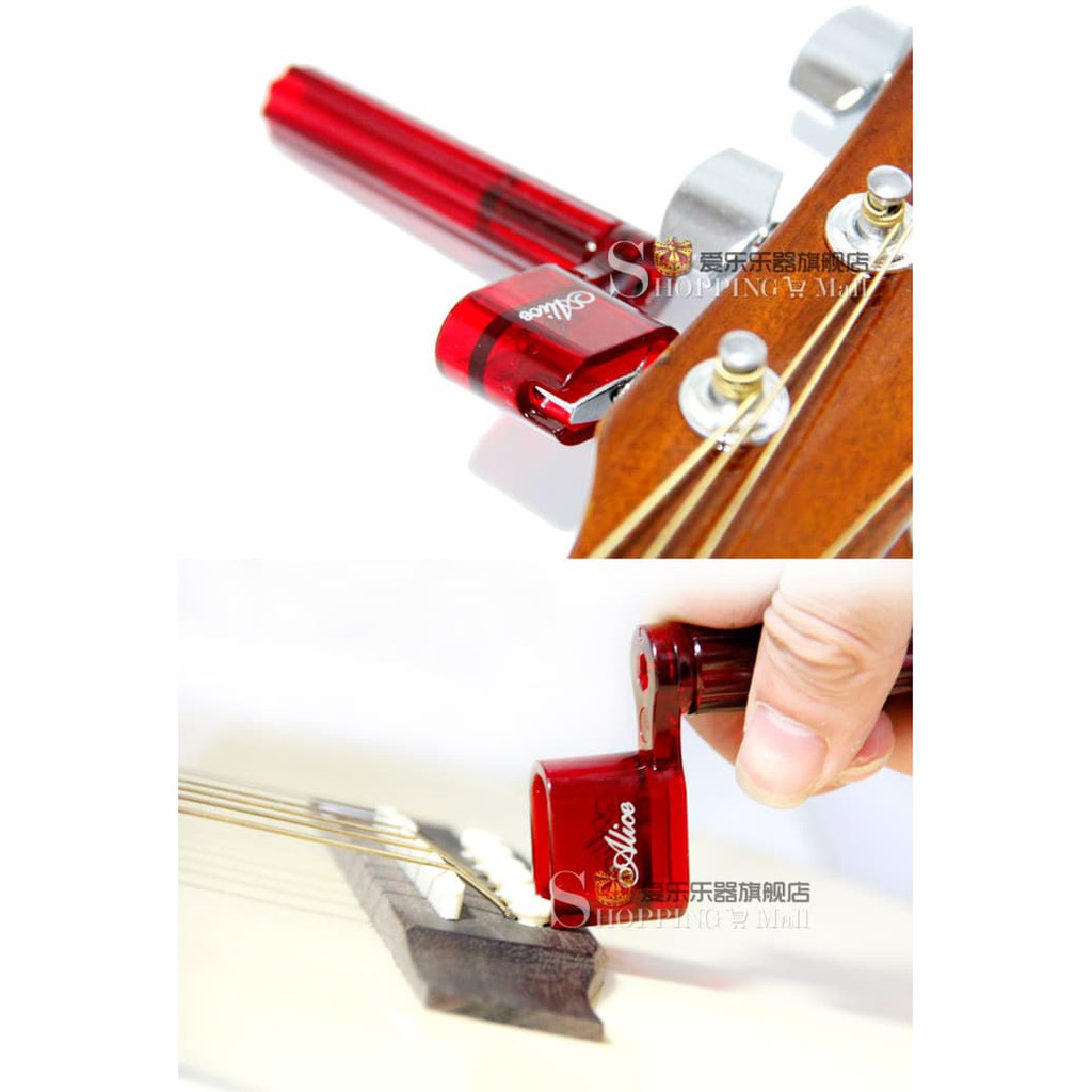 Pemutar Senar Gitar Alice String Winder Tuning Peg Puller Bridge