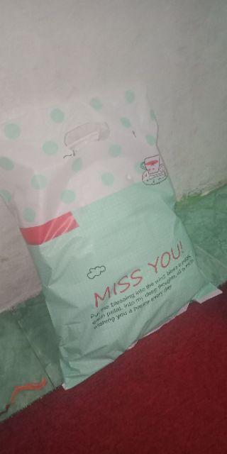 Kantong Kresek Smile/kresek Motif Smile/ Kresek Olshop Tanggung Tipis 25x35 Cm Termurah