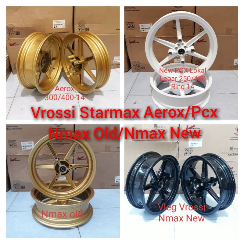 Jual Velg Rossi Nmax New N Max Old Aerox New Pcx Lokal Pelk Pcx Velek