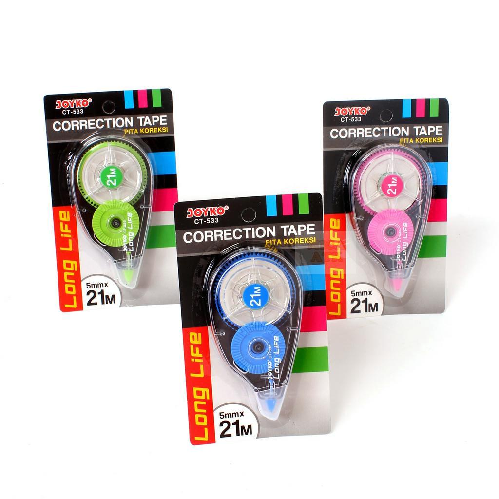 

JOYKO Correction Tape CT-533 Tip-Ex Roll [ ECER ]