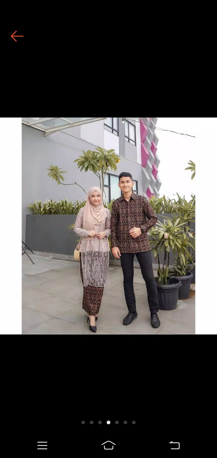 Bs Cod !! Cp Maura Couple - Sania Ruffle Batik Couple Ori Ndoro Jowi Dnt Garansi Termurah Shopee