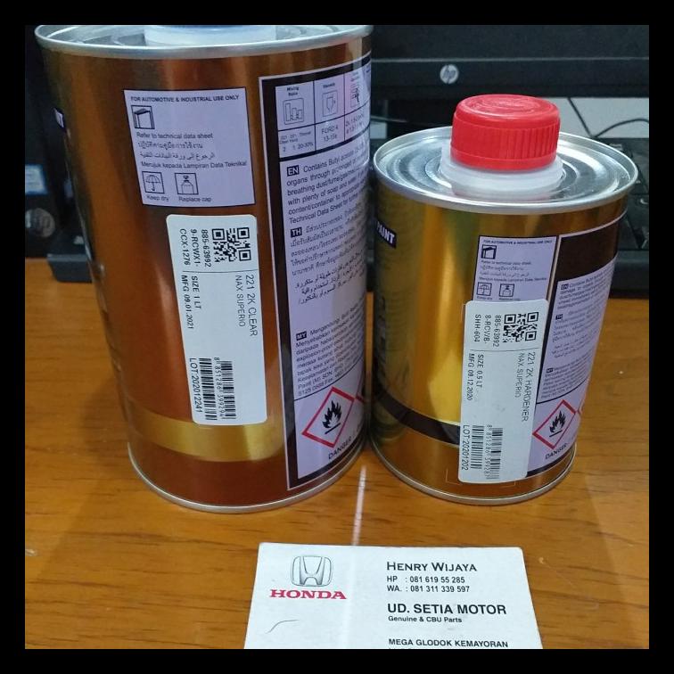 Terbaru! Superio 221 Clear Hardener 1,5L Set Original Nippon Paint