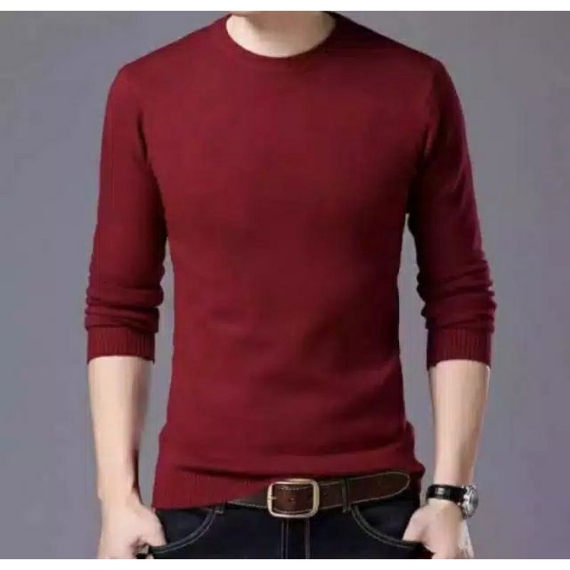 SWEATER RAJUT OBLONG POLOS PREMIUM 12 GET