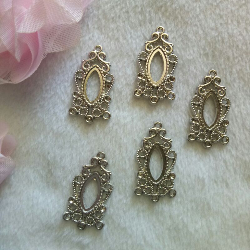 Kerangka anting bahan aksesori (10biji)