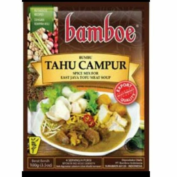 

BUMBU BAMBU BAMBOE TAHU CAMPUR. exp 2026