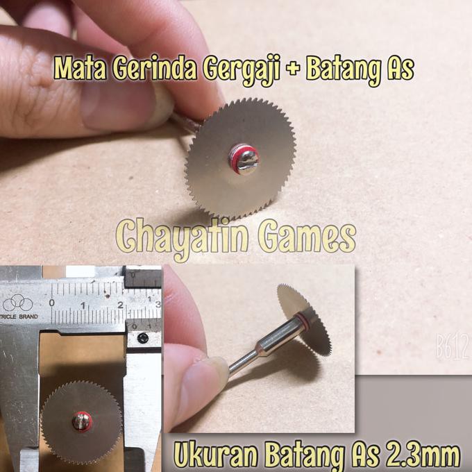 -READY- MATA BOR / MATA GERINDA GERGAJI PEMOTONG UKURAN BATANG AS 2.3MM