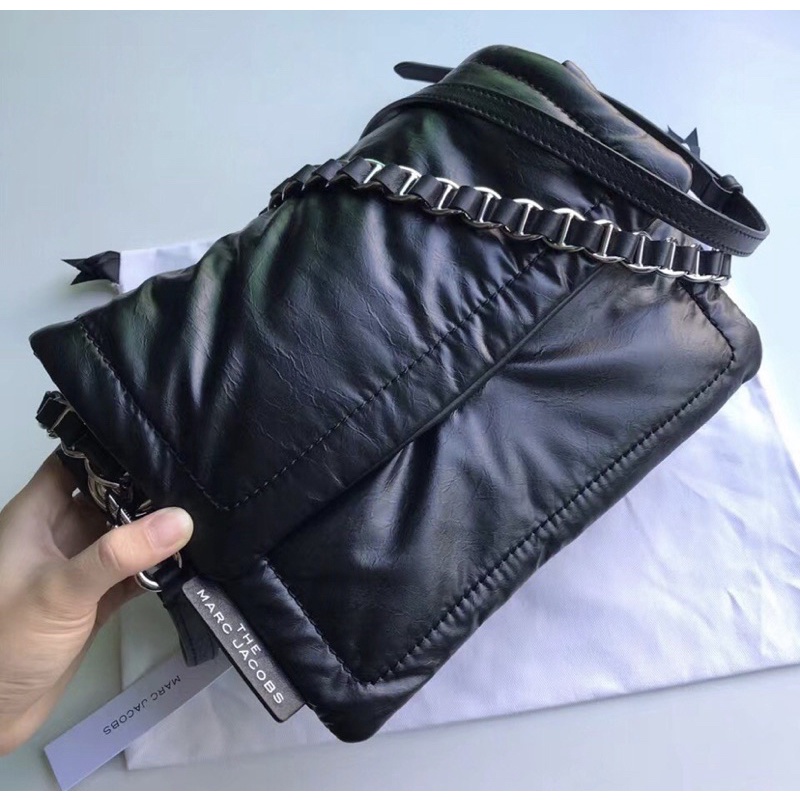 MJ THE PILLOW LEATHER CROSSBODY BAG