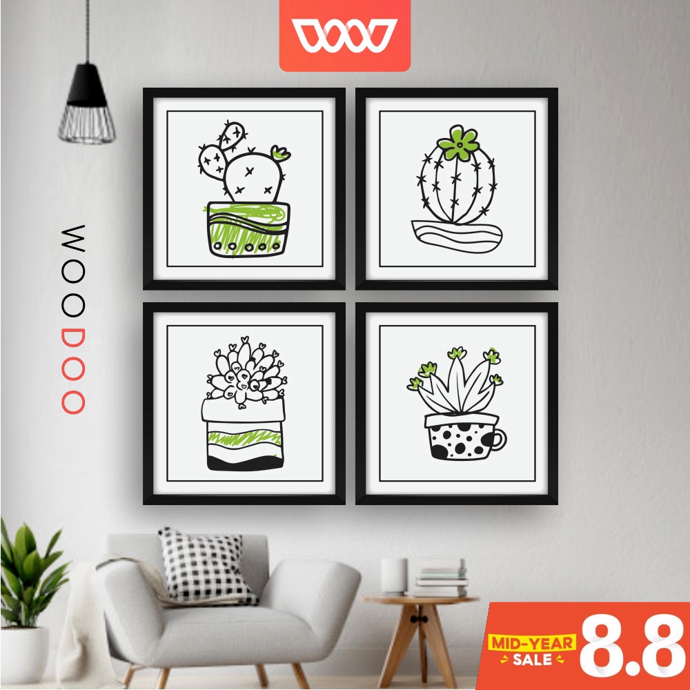 WOODOO - Hiasan Dinding Dekorasi Kamar Tropical Wall Decor - Varian TCM