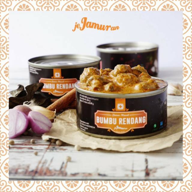 Jual Rendang Jamur Kaleng Jejamuran Shopee Indonesia