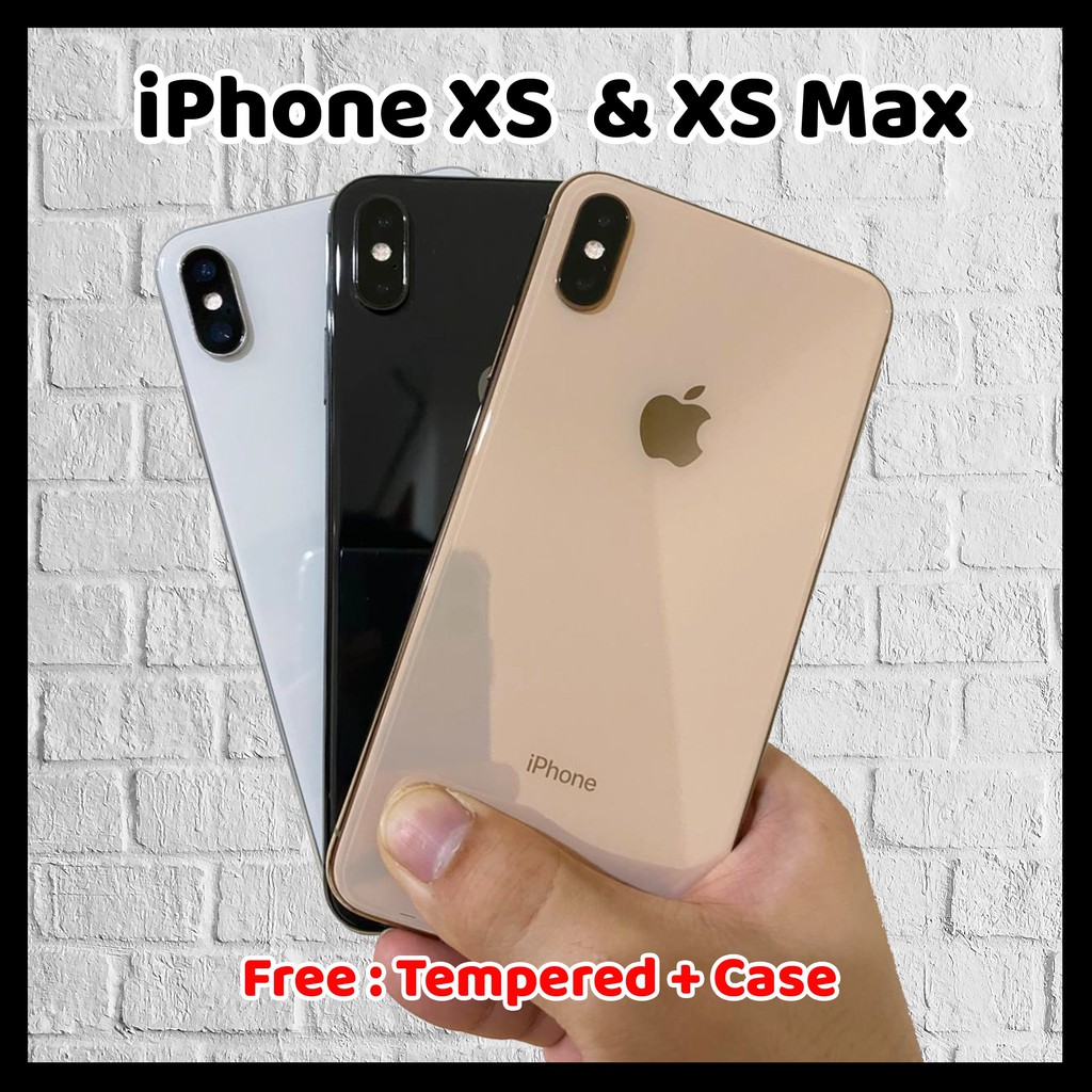 iPhonee Xs / Xs Max 64GB 256GB Bekas Fullset Second Original Kondisi